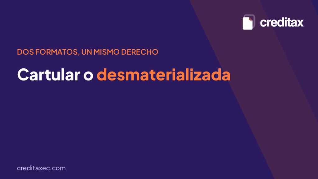 Nota de crédito cartular
