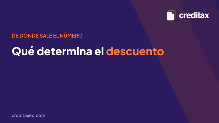 Qué determina el descuento de una nota de crédito del SRI