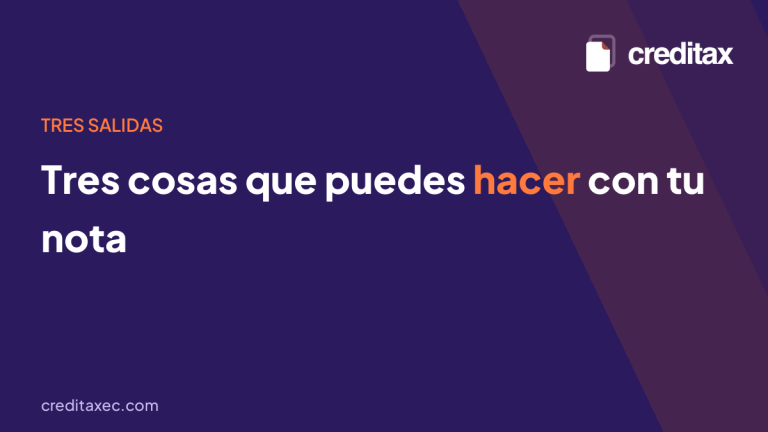 Qué puedes hacer con una nota de crédito del SRI